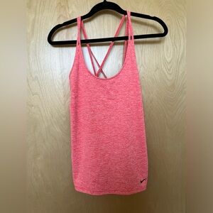 Nike Women's Pink Strappy Tank Top